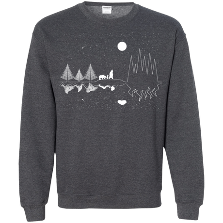 Sweatshirts Dark Heather / S Moonlit Travels Crewneck Sweatshirt