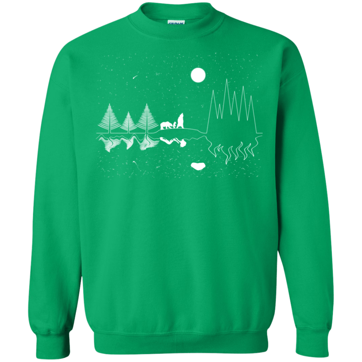 Sweatshirts Irish Green / S Moonlit Travels Crewneck Sweatshirt