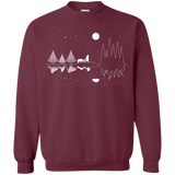 Sweatshirts Maroon / S Moonlit Travels Crewneck Sweatshirt