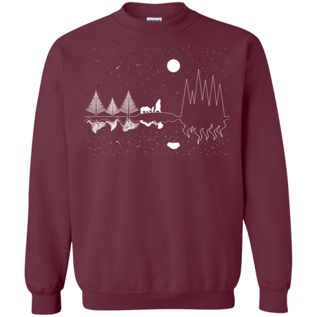 Sweatshirts Maroon / S Moonlit Travels Crewneck Sweatshirt