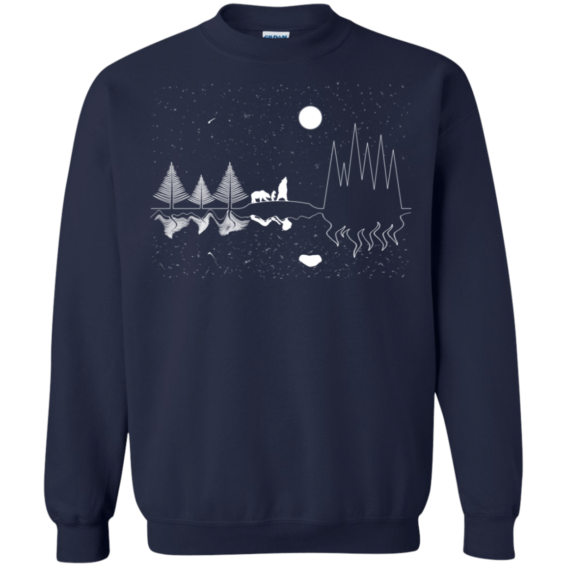 Sweatshirts Navy / S Moonlit Travels Crewneck Sweatshirt