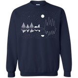 Sweatshirts Navy / S Moonlit Travels Crewneck Sweatshirt