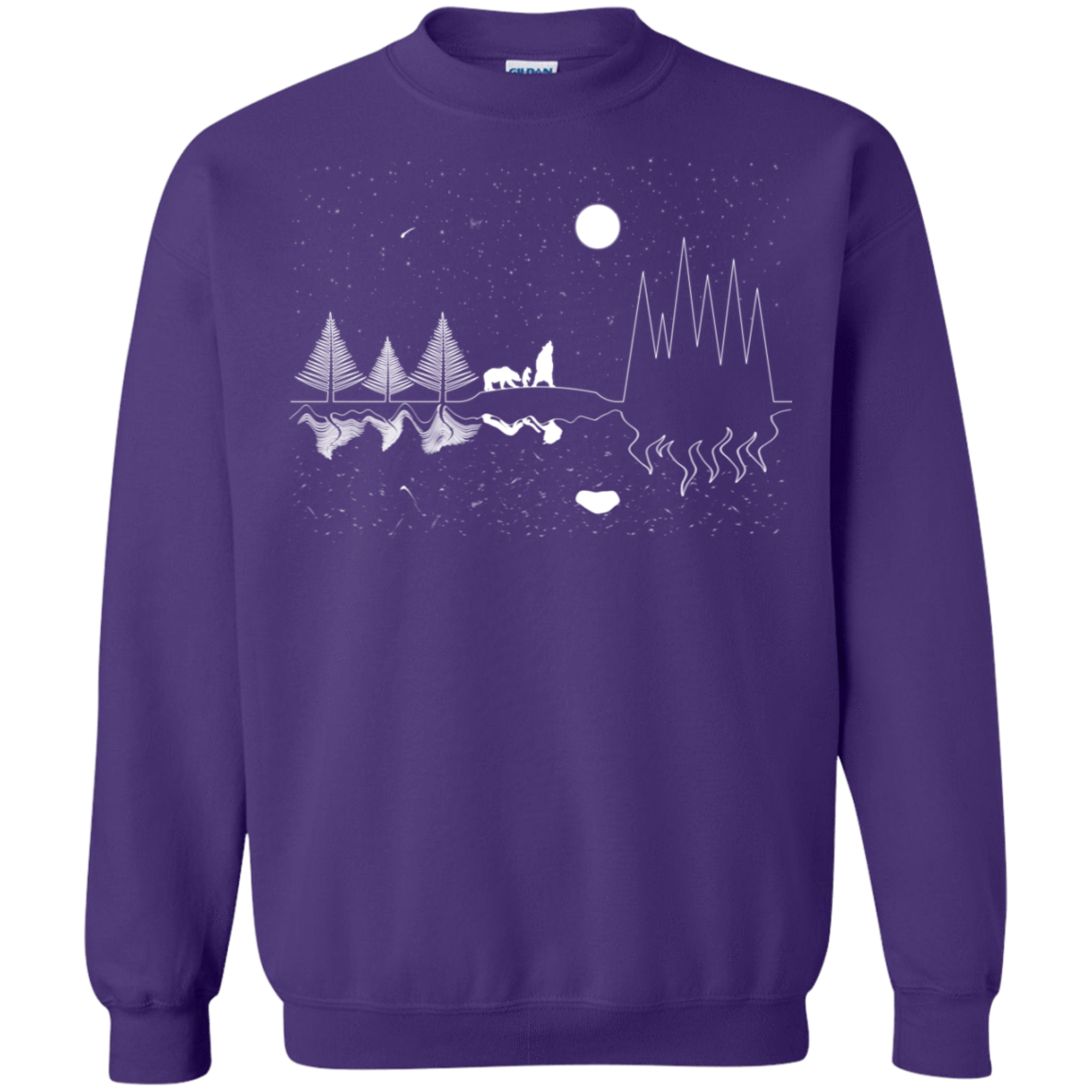 Sweatshirts Purple / S Moonlit Travels Crewneck Sweatshirt