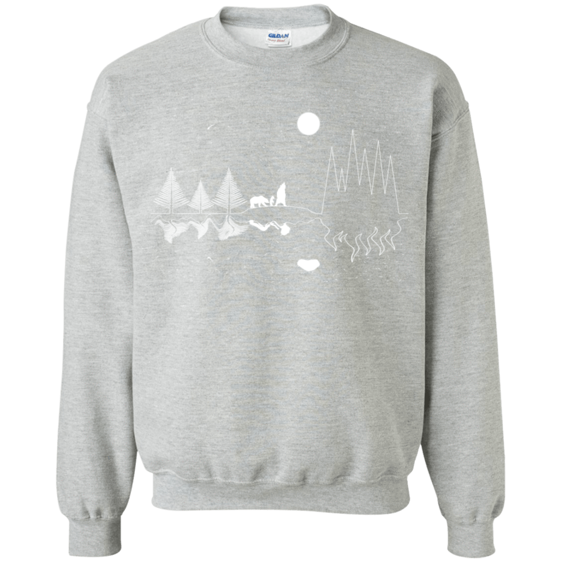 Sweatshirts Sport Grey / S Moonlit Travels Crewneck Sweatshirt