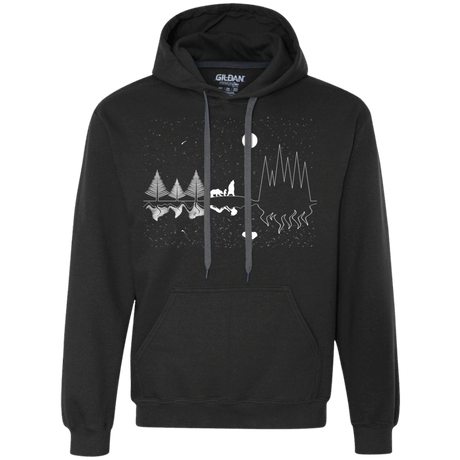 Sweatshirts Black / S Moonlit Travels Premium Fleece Hoodie