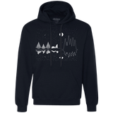 Sweatshirts Navy / S Moonlit Travels Premium Fleece Hoodie