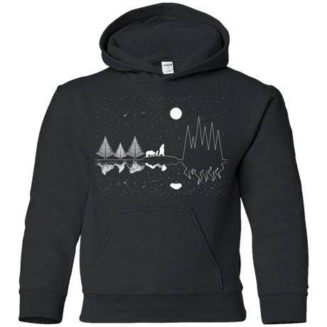 Sweatshirts Black / YS Moonlit Travels Youth Hoodie