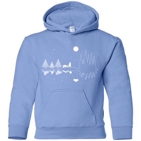Sweatshirts Carolina Blue / YS Moonlit Travels Youth Hoodie