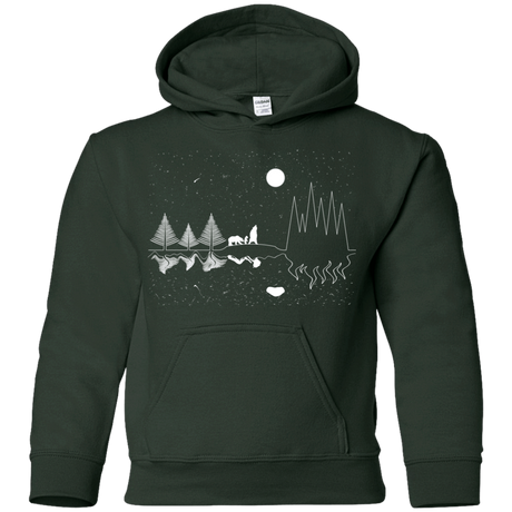 Sweatshirts Forest Green / YS Moonlit Travels Youth Hoodie