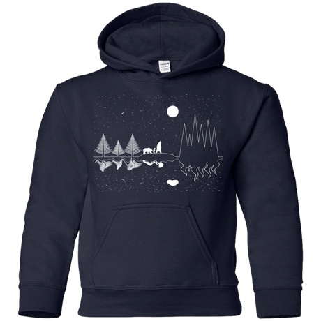 Sweatshirts Navy / YS Moonlit Travels Youth Hoodie