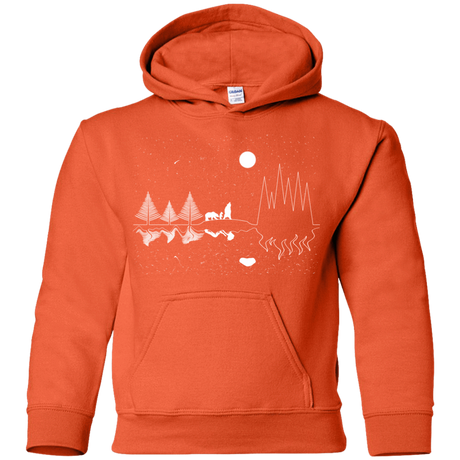 Sweatshirts Orange / YS Moonlit Travels Youth Hoodie
