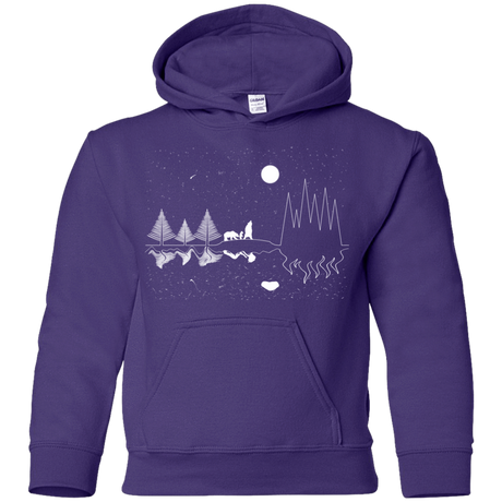 Sweatshirts Purple / YS Moonlit Travels Youth Hoodie