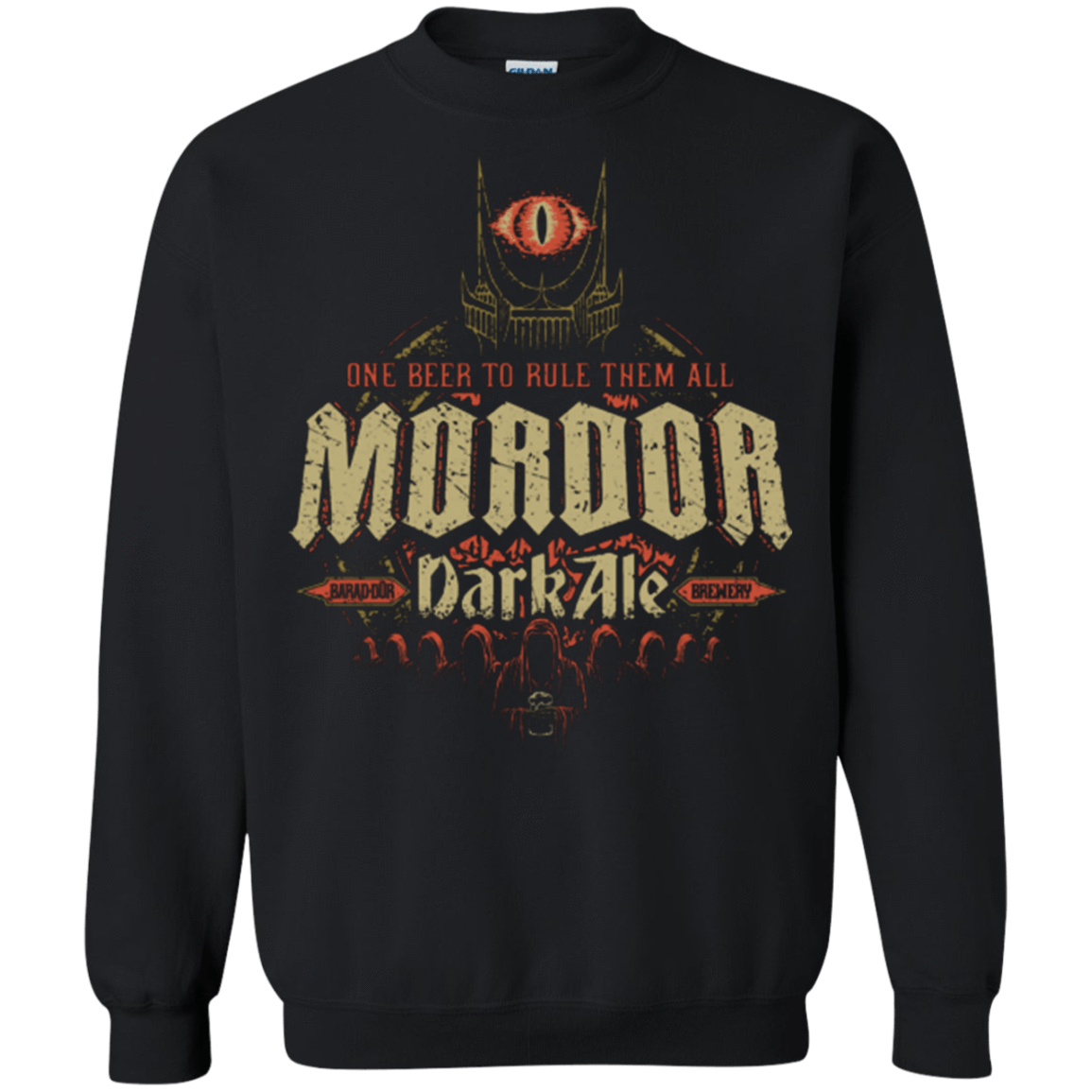 Sweatshirts Black / Small Mordor Dark Crewneck Sweatshirt