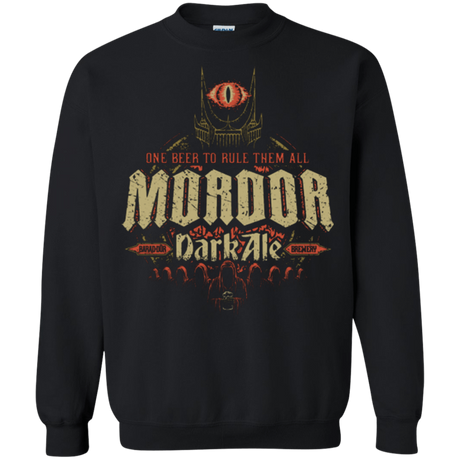 Sweatshirts Black / Small Mordor Dark Crewneck Sweatshirt