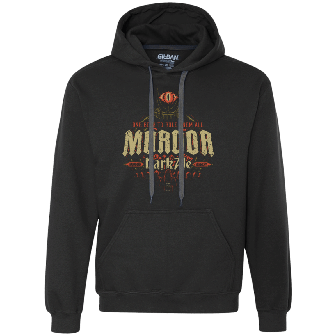 Sweatshirts Black / Small Mordor Dark Premium Fleece Hoodie