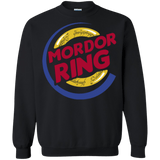 Sweatshirts Black / Small Mordor Ring Crewneck Sweatshirt