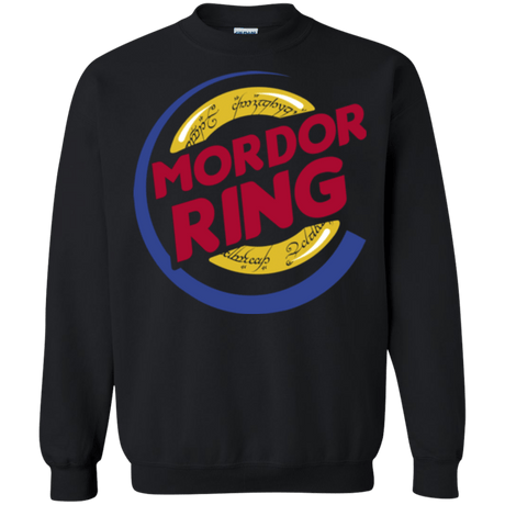 Sweatshirts Black / Small Mordor Ring Crewneck Sweatshirt