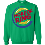 Sweatshirts Irish Green / Small Mordor Ring Crewneck Sweatshirt