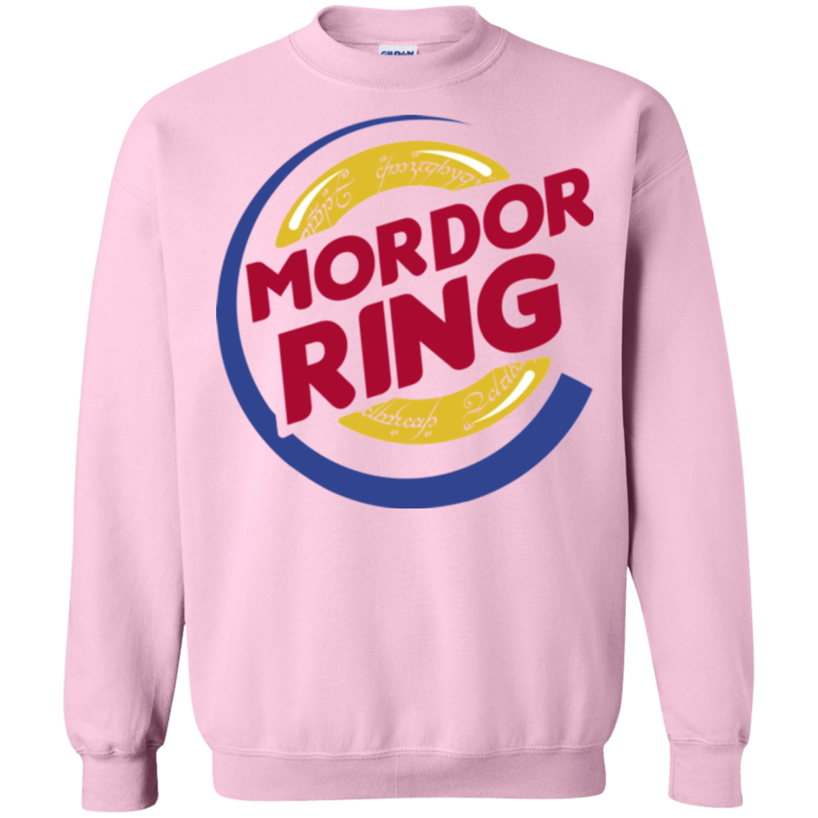 Sweatshirts Light Pink / Small Mordor Ring Crewneck Sweatshirt