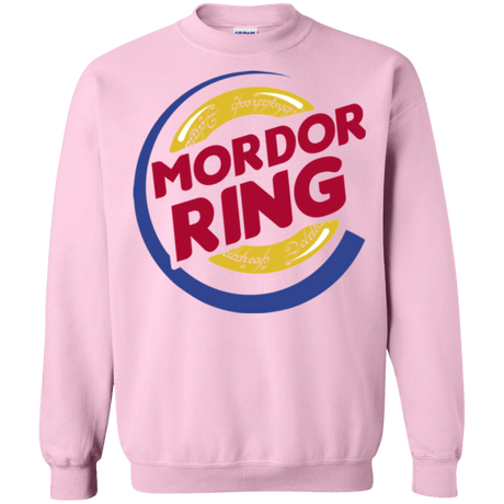 Sweatshirts Light Pink / Small Mordor Ring Crewneck Sweatshirt