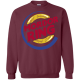 Sweatshirts Maroon / Small Mordor Ring Crewneck Sweatshirt
