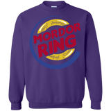 Sweatshirts Purple / Small Mordor Ring Crewneck Sweatshirt