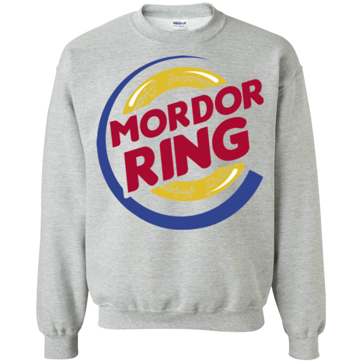 Sweatshirts Sport Grey / Small Mordor Ring Crewneck Sweatshirt