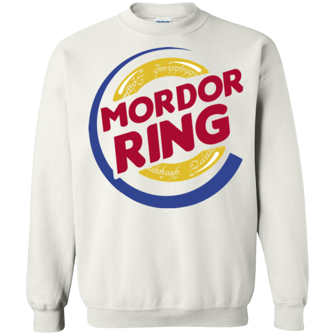 Sweatshirts White / Small Mordor Ring Crewneck Sweatshirt