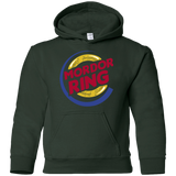 Sweatshirts Forest Green / YS Mordor Ring Youth Hoodie