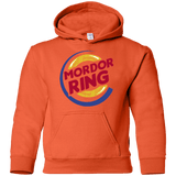 Sweatshirts Orange / YS Mordor Ring Youth Hoodie