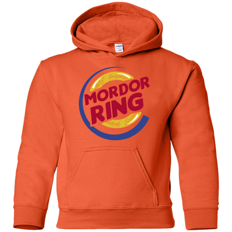 Sweatshirts Orange / YS Mordor Ring Youth Hoodie