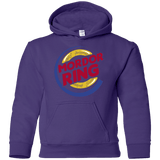 Sweatshirts Purple / YS Mordor Ring Youth Hoodie