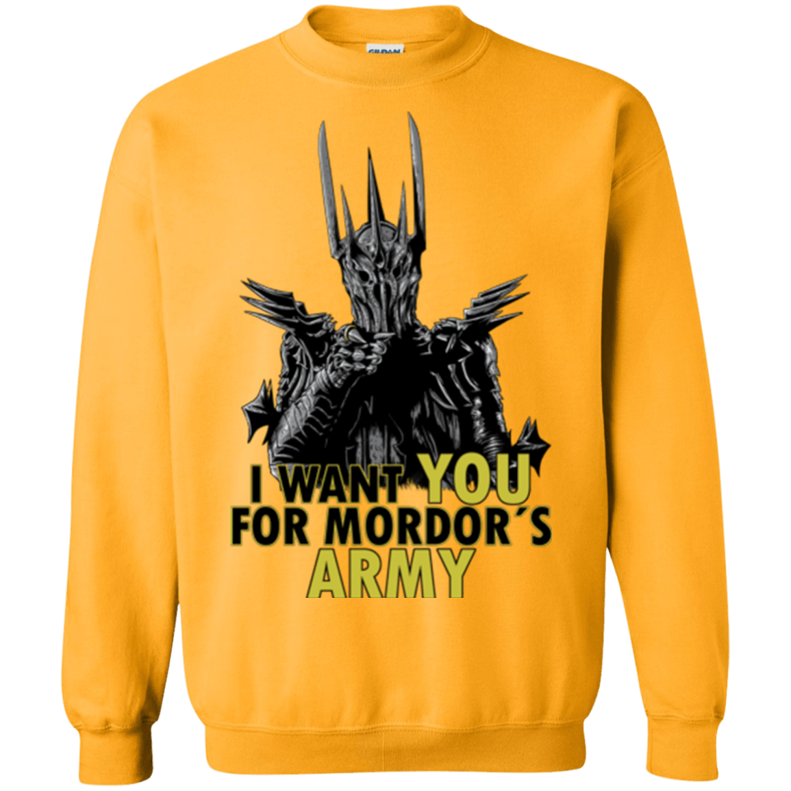 Sweatshirts Gold / Small Mordors army Crewneck Sweatshirt