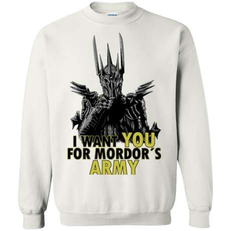 Sweatshirts White / Small Mordors army Crewneck Sweatshirt