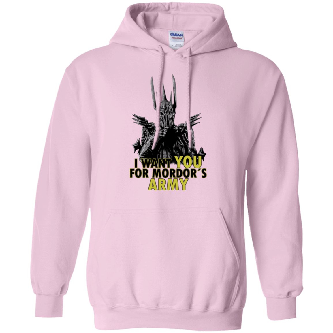 Sweatshirts Light Pink / Small Mordors army Pullover Hoodie