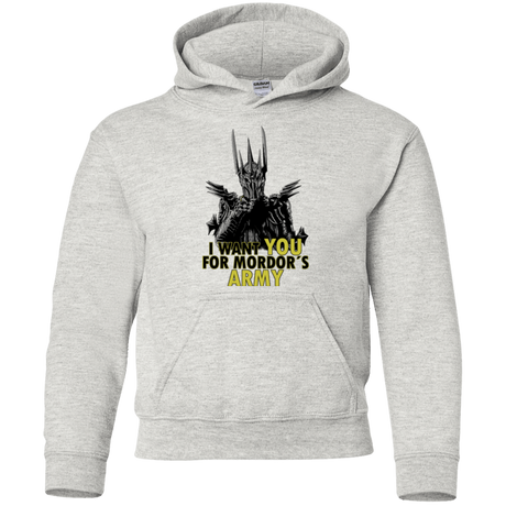Sweatshirts Ash / YS Mordors army Youth Hoodie