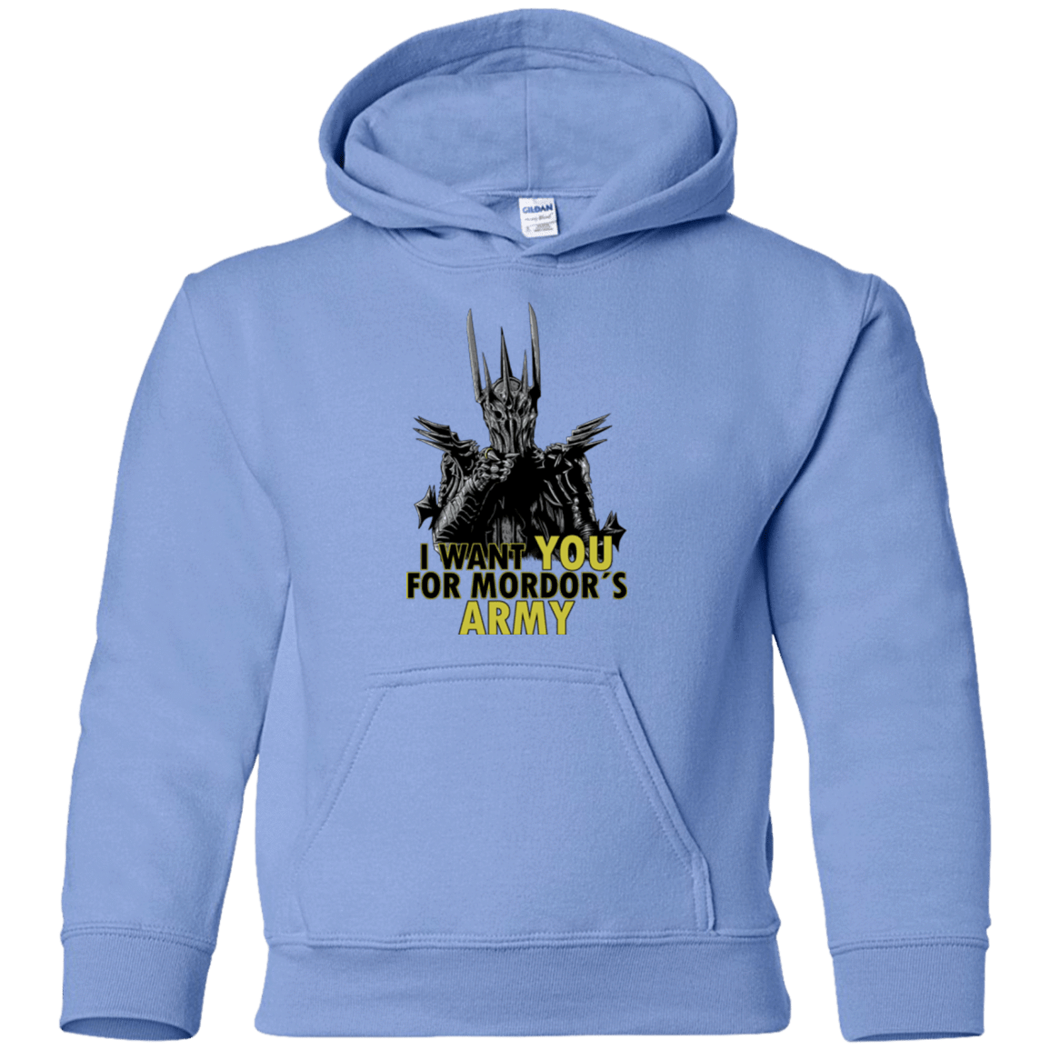 Sweatshirts Carolina Blue / YS Mordors army Youth Hoodie