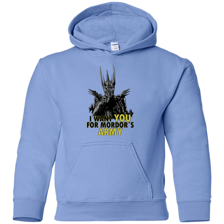 Sweatshirts Carolina Blue / YS Mordors army Youth Hoodie