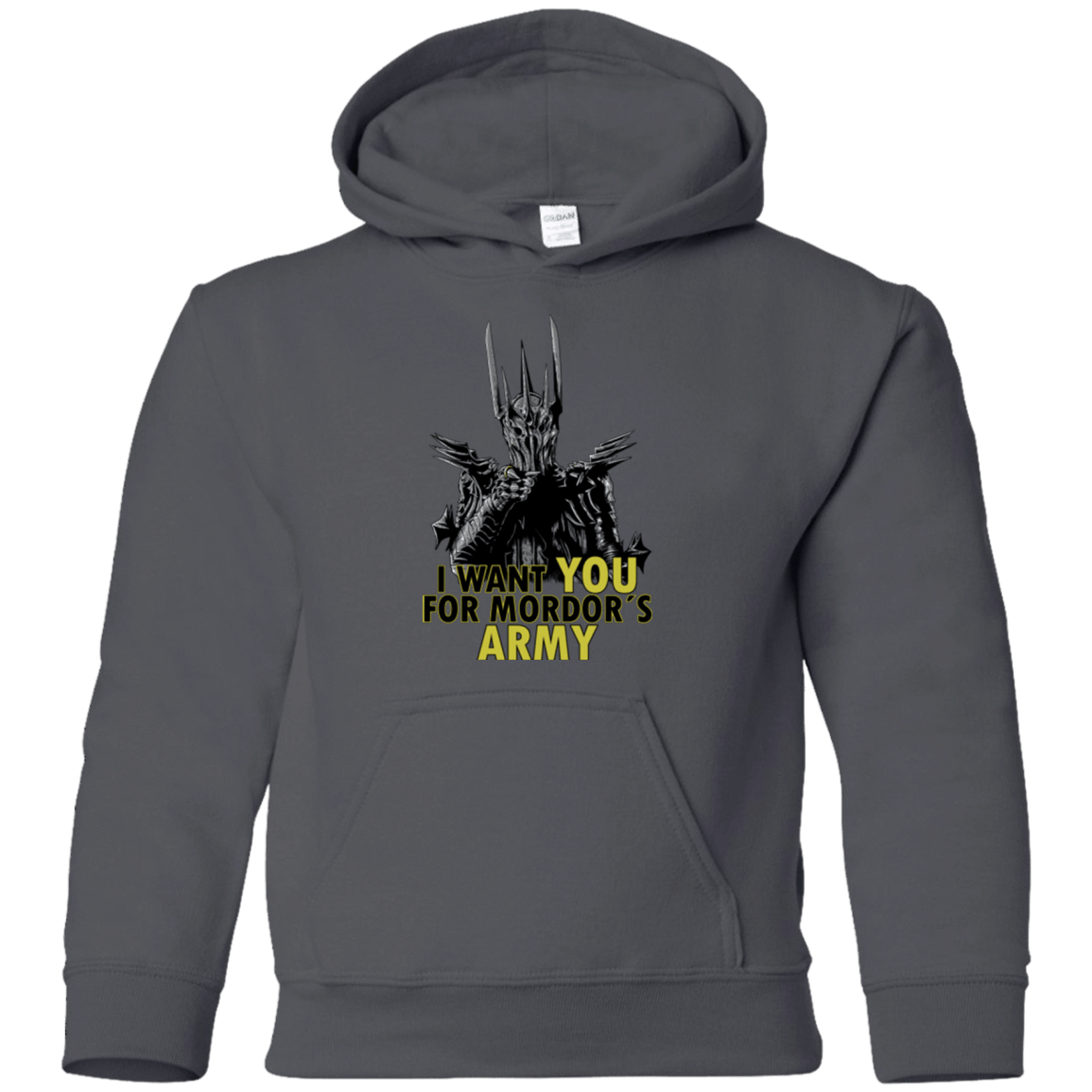 Sweatshirts Charcoal / YS Mordors army Youth Hoodie