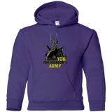 Sweatshirts Purple / YS Mordors army Youth Hoodie