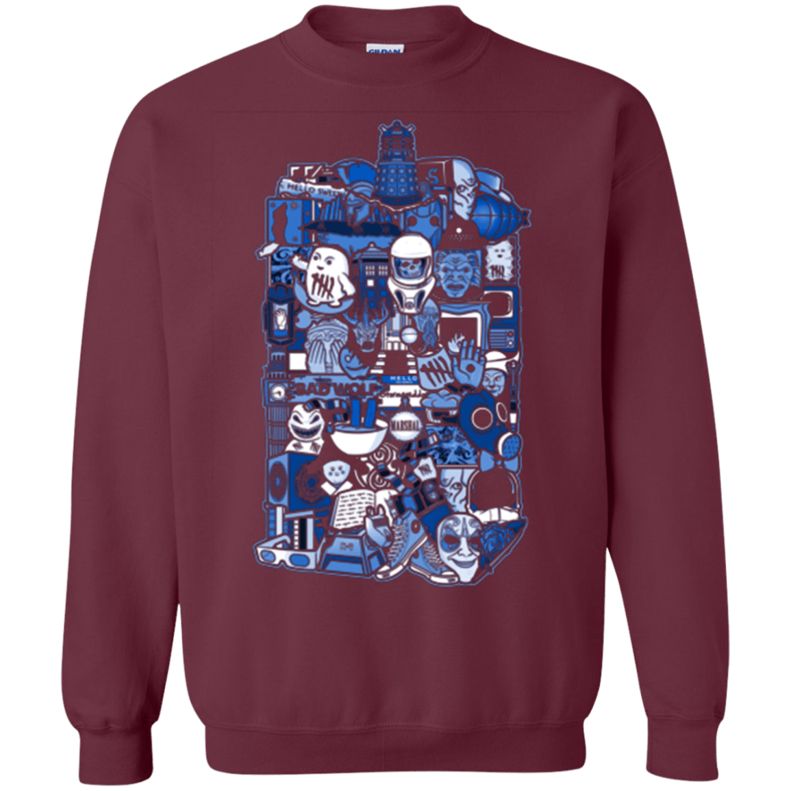 Sweatshirts Maroon / Small More On The Inside Crewneck Sweatshirt