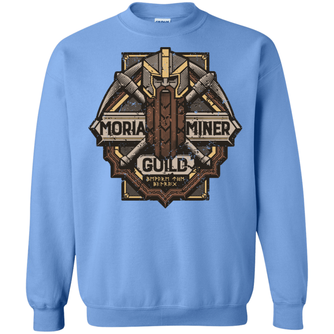 Sweatshirts Carolina Blue / S Moria Miner Guild Crewneck Sweatshirt