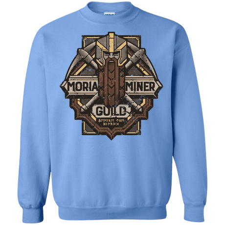 Sweatshirts Carolina Blue / S Moria Miner Guild Crewneck Sweatshirt