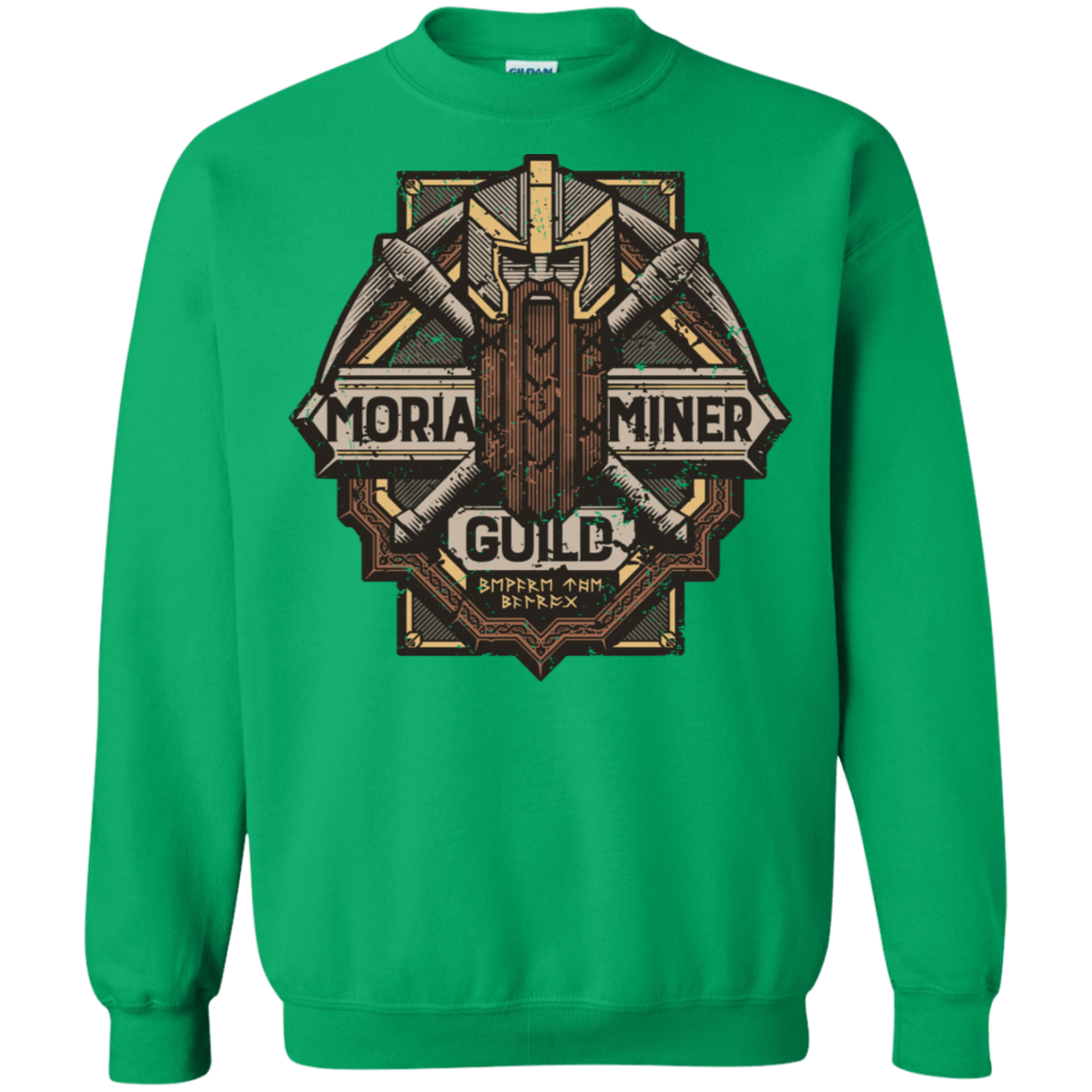 Sweatshirts Irish Green / S Moria Miner Guild Crewneck Sweatshirt