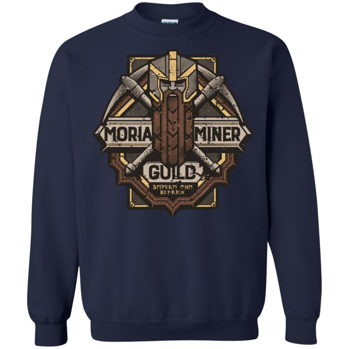 Sweatshirts Navy / S Moria Miner Guild Crewneck Sweatshirt