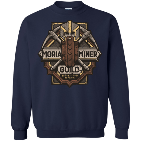 Sweatshirts Navy / S Moria Miner Guild Crewneck Sweatshirt