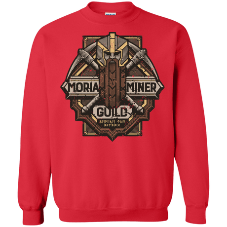 Sweatshirts Red / S Moria Miner Guild Crewneck Sweatshirt