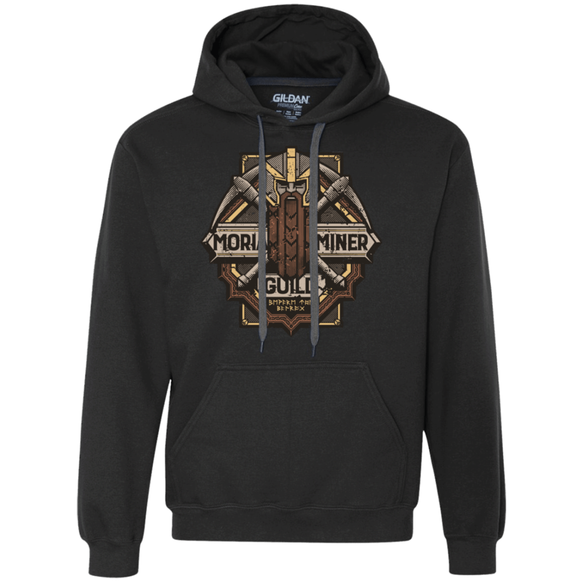 Sweatshirts Black / S Moria Miner Guild Premium Fleece Hoodie