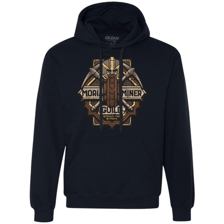 Sweatshirts Navy / S Moria Miner Guild Premium Fleece Hoodie