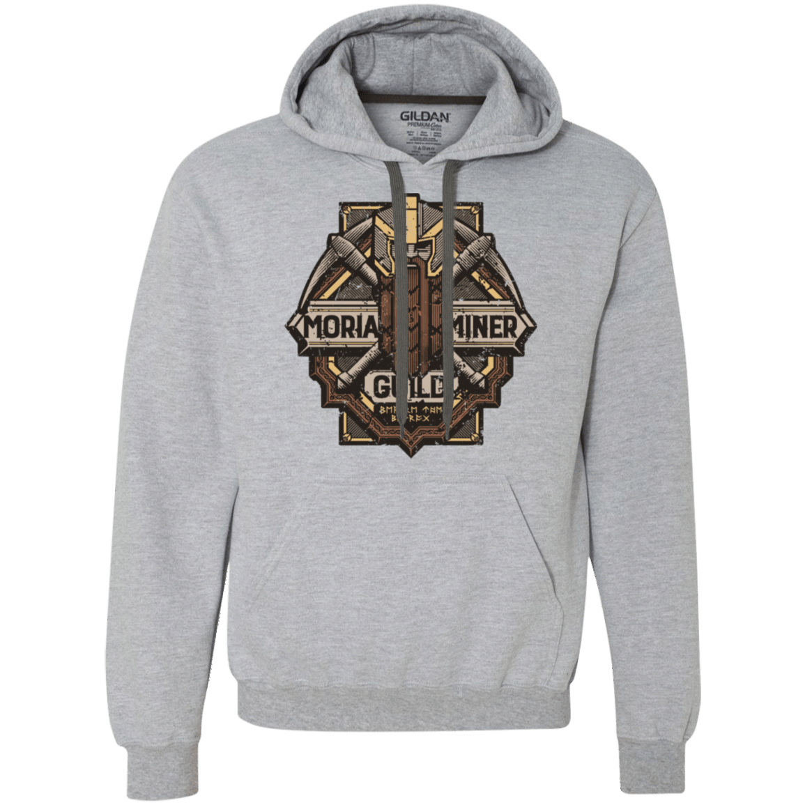 Sweatshirts Sport Grey / L Moria Miner Guild Premium Fleece Hoodie